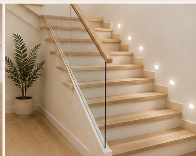 Timber stair flooring